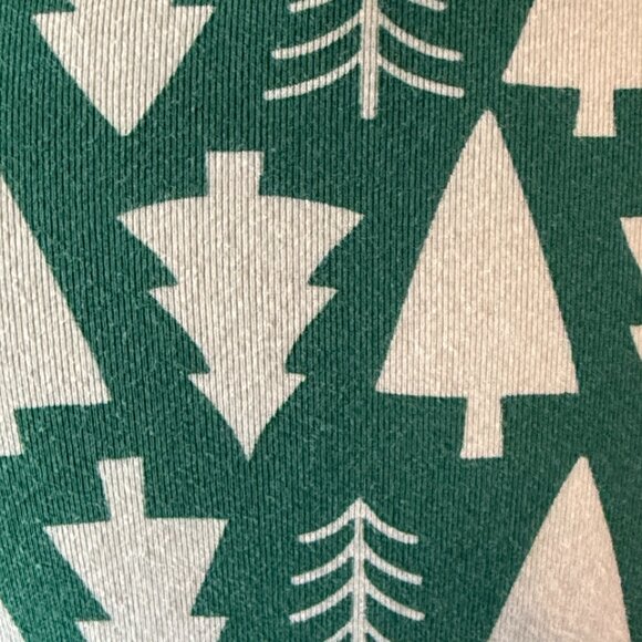 Hanna Andersson green Christmas tree long sleeve dress girls size 12 holiday - Picture 6 of 11